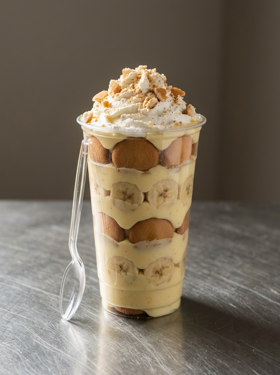 Homemade banana pudding
